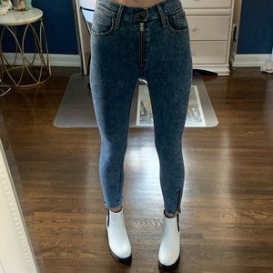 LEVIS ACID WASH SKINNY JEANS